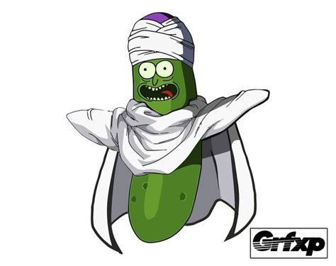 He does not appear in the original dragon ball manga. Pickle-O (Piccolo) Rick Printed Sticker - Grafixpressions