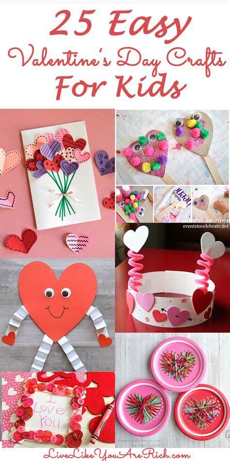 25 Easy Valentines Day Crafts For Kids