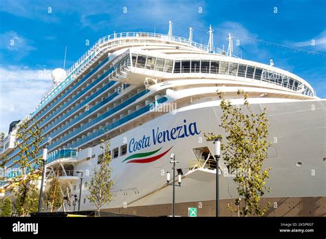 Costa Venezia Vista Class Cruise Ship In Galataport Istanbul Turkey