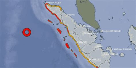 Waspada Potensi Gempa Pesisir Barat Sumatera Gambar Bencana Alam