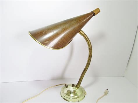 Reserved For Cm Vintage Desk Lamp Metal Gooseneck Lamp