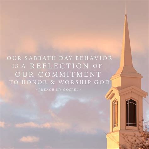 Keep The Sabbath Day Holy Latter Day Saint Inspirational Quotes In