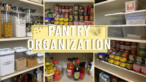 How To Organize Your Pantry Easy Tips Youtube