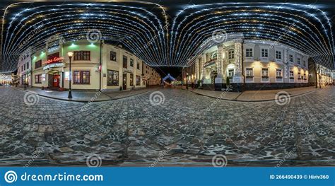 Grodno Belarus January 2023 Spherical Seamless Night Hdr 360