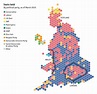 UK general election 2015 - map of Britain: Constituency cartography ...