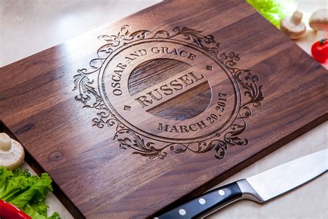 Personalized Cutting Board Custom Cutting Board Wedding Etsy