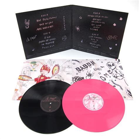 Lil Peep Come Over When Youre Sober Pt1 And Pt2 Black And Pink Vinyl