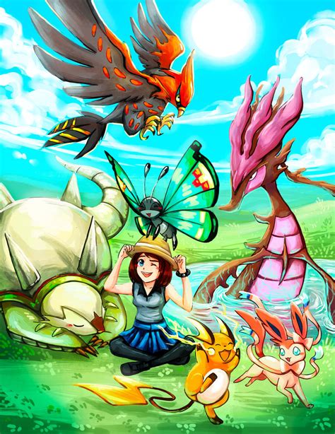 Pokemon Team Commission By Michellescribbles On Deviantart