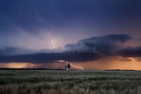 Prairie Storm Clouds Stock Photo Image Of Prairie Thunderstorm