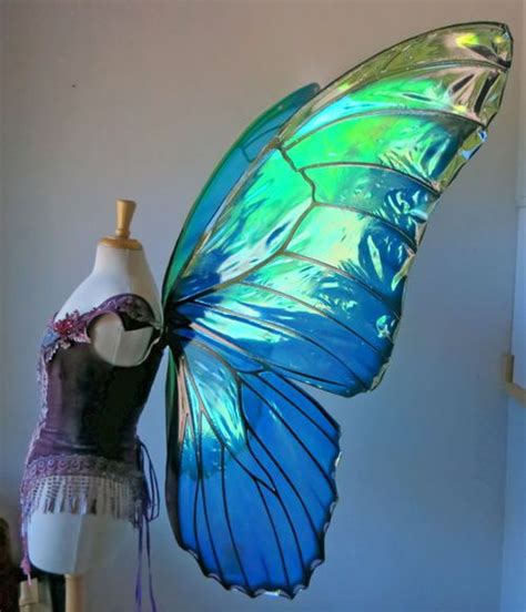 Fae Fashion Wings Blue Morpho Morpho Butterfly Butterfly Fairy