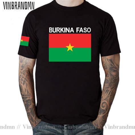 Burkina Faso Mens T Shirt 2022 Jerseys Nation Team Tshirt 100 Cotton T