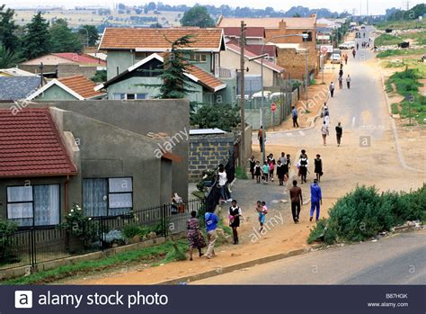 Soweto Urban Area In The City Of Johannesburg In Gauteng South Stock