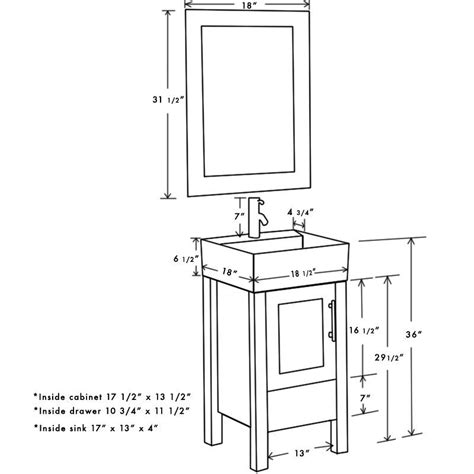 If you have a vanity with a sink, then there's no room for a chair. Pin on Standard Sizes