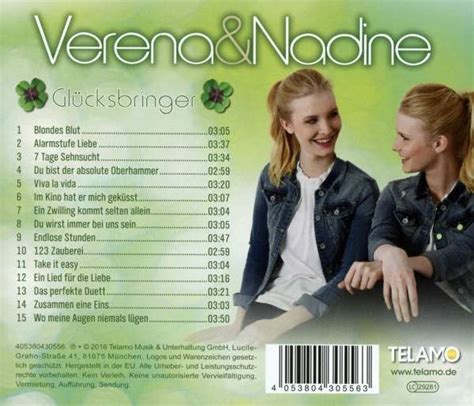 Verena And Nadine Glücksbringer Cd Jpc