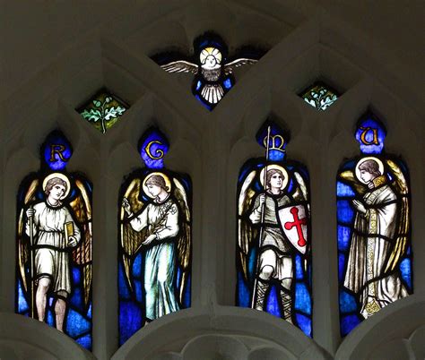 Archangels Raphael Gabriel Michael Uriel By C O Skilbec Flickr