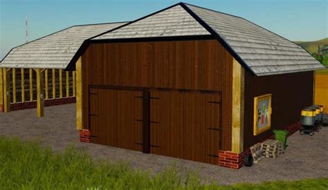 Fs19 Large Barn For Vehicles V10 Farming Simulator Mod Center