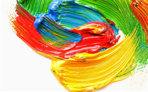 Download Wallpapers Colorful Oil Paint 4k Colorful Paint Macro