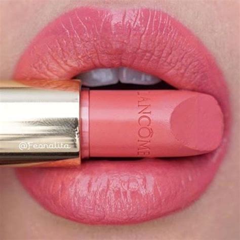 Barra De Labios En Rosa Coral De Lancome Lipstick Hydrating Lipstick Cream Lipstick