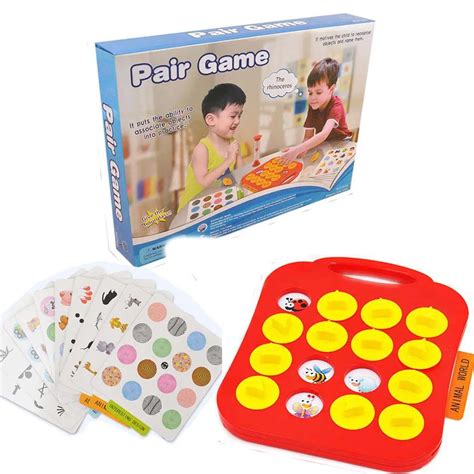 Kids Memory Training Matching Pair Game Early Education Parent Child