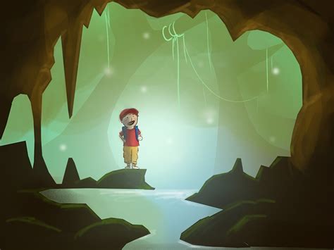 Cave Adventure Wip By Meredith Lyon On Dribbble