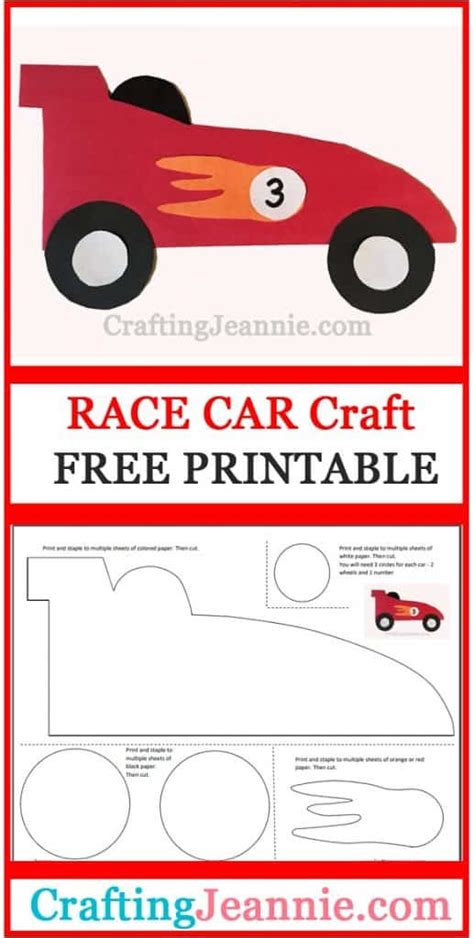 Paper Car Craft Free Template Crafting Jeannie Crafting Jeannie