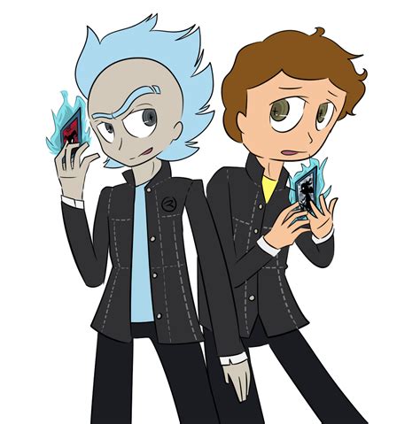 Rick And Morty X Persona 4 By Starriichan On Deviantart