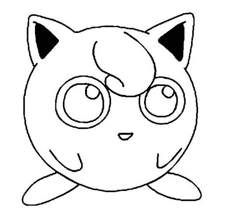 Awesome Pokemon Jigglypuff Picture Coloring Page Download And Print