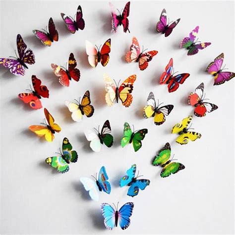 3d Butterflies Wall Decor 12pcs We Celebrate Your Life