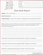 5 4th grade book report template printable receipt | Grade book ...