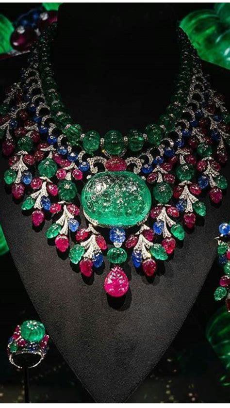 Cartier Incredible Tutti Frutti Necklace Mom Jewelry Art Deco Jewelry