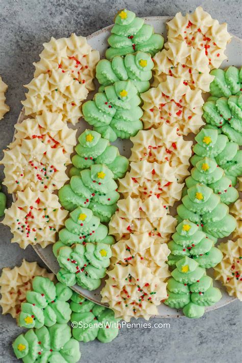 Classic Spritz Cookies Made With A Cookie Press Spend With Pennies