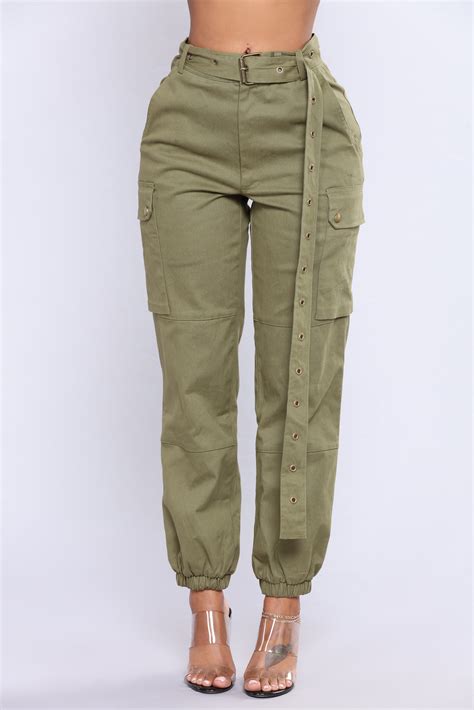 Cargo Chic Pants Olive