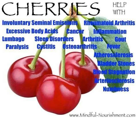Health Benefits Of Cherries Health Benefits Of Cherries Healing Recipes Vegetarian Nutrition
