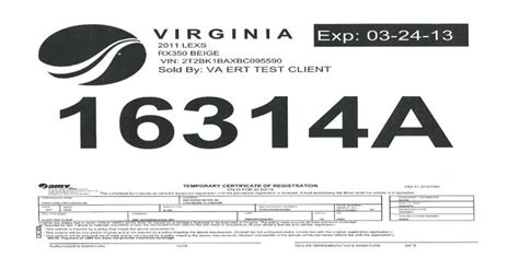 6 Best Images of Printable Temporary Tags - Texas Temporary License