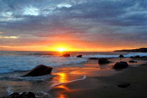 Sunset Sunset At Crystal Cove Newport Beach California Andrew