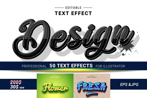 50 Editable 3d Text Effects Design N15 By Sailor88 Graphicriver