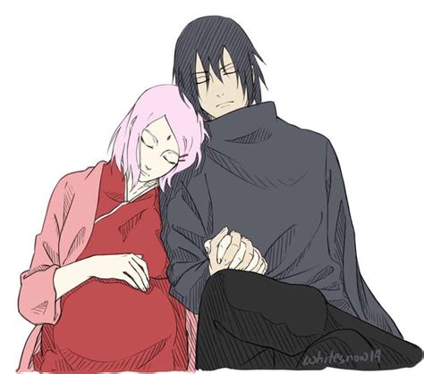 Pregnant Sakura Sasuke Sakura Personajes De Anime Naruto Anime