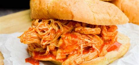For This Shredded Buffalo Chicken Sandwich You Just Need Three Simple