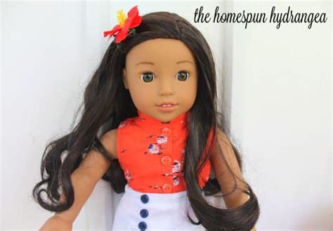 American Girl Doll Nanea Mitchell Review The Homespun Hydrangea
