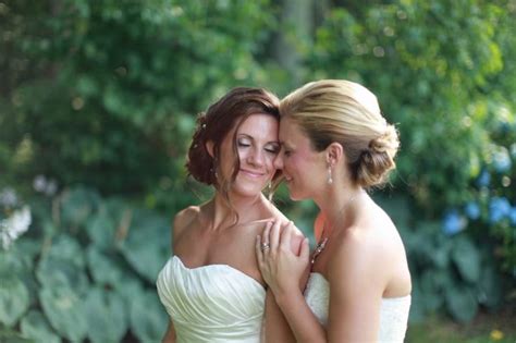 Wedding Christine And Jamie A Bicycle Built For Two Lesbian Bride