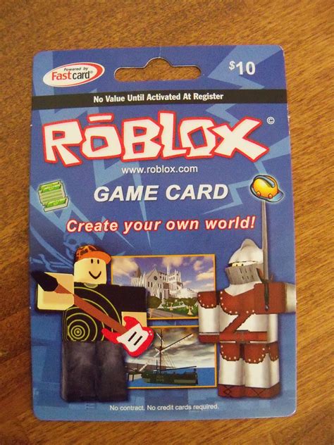Roblox Game Cards Free Pin