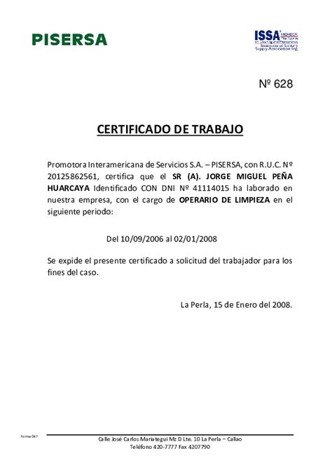 Doc Certificado De Trabajo Raphel Gomez