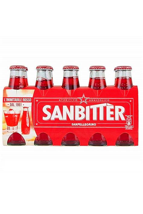Sanbitter Red San Pellegrino 40 X 100 Ml Aperitiv Bitter Kara