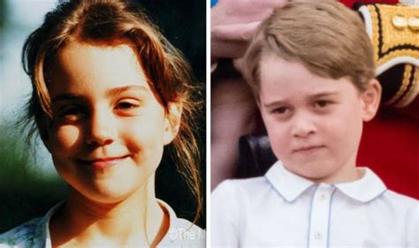 Her middle name, elizabeth, is the same as the queen's. Kate Middleton and Prince George: How a young Kate looked ...