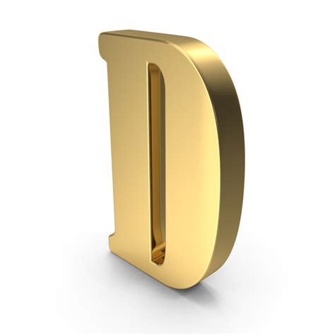 Gold Letter D Png Images And Psds For Download Pixelsquid S113273190