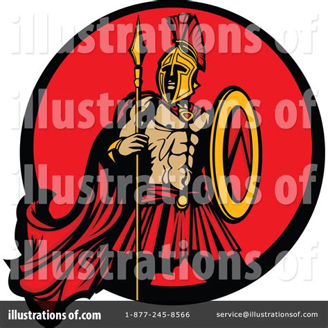 Spartan Clipart #1089333 - Illustration by Chromaco
