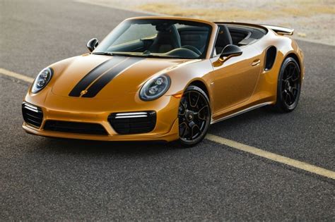Own A Stunning Rare Gold 2019 Porsche 911 Turbo S Exclusive Series