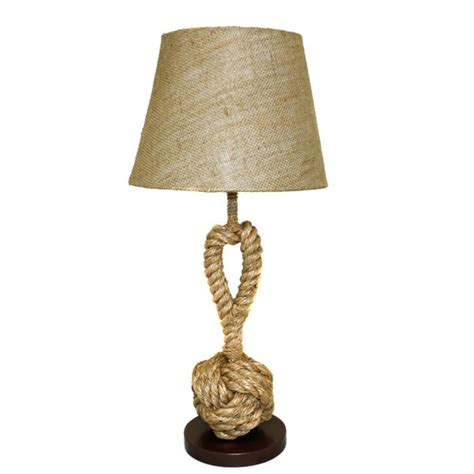 Shop Casa Cortes Monkeyfist Nautical Twisted Rope Table Lamp Free