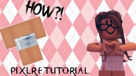 How How To Make Jean Shorts In Roblox Pixlr E Tutorial Youtube