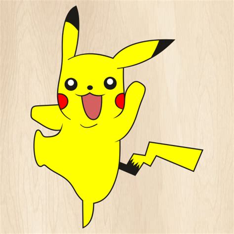 Dancing Pikachu Svg Pokemon Pikachu Jump Png Pikachu Dance Vector